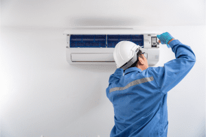 Checking indoor ac unit